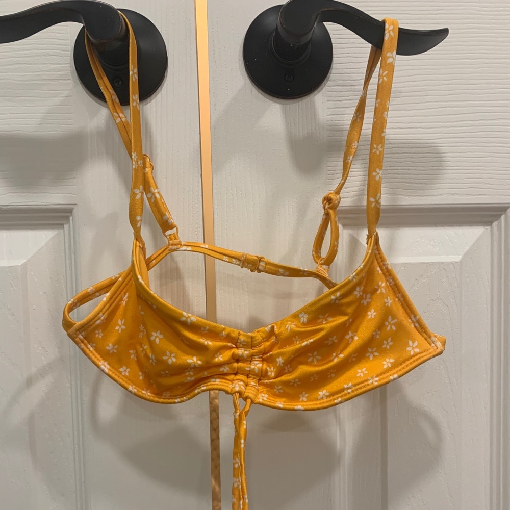 Yellow orange PacSun bikini top
